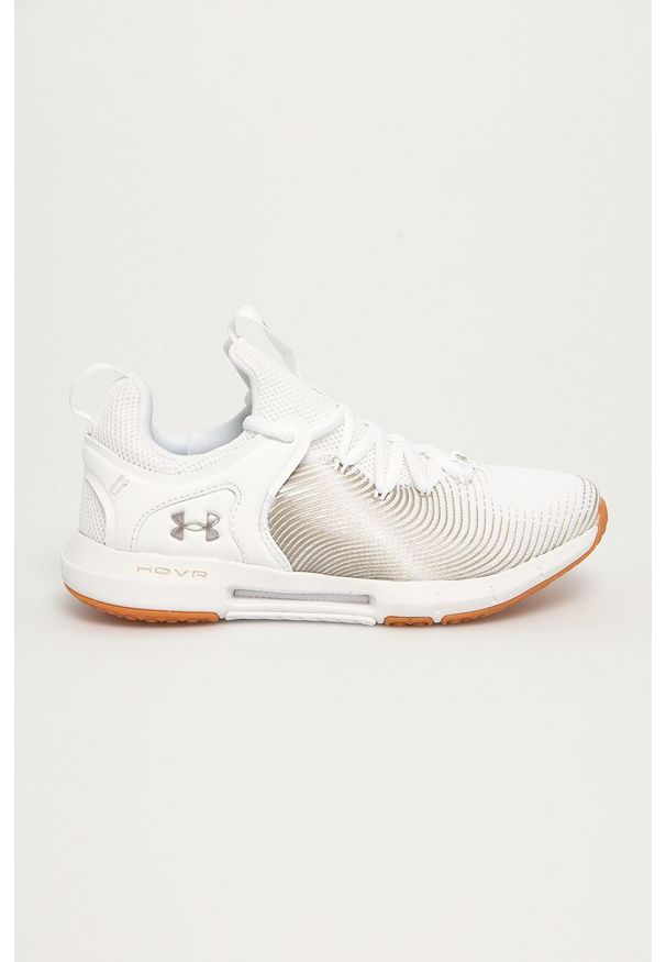 Under Armour - Buty UA W HOVR Rise 2. Nosek buta: okrągły. Zapięcie: sznurówki. Kolor: biały. Materiał: guma