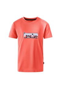 DARE 2B - T-shirt Dziecięca Z Górą Amuse II. Kolor: różowy. Sport: turystyka piesza