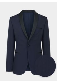 Pako Lorente - PAKO LORENTE – Marynarka smokingowa P000B-3S-002-G-S. Okazja: na ślub cywilny, na wesele. Materiał: wełna #10