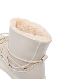 DeeZee Śniegowce DZN-026 Écru. Materiał: materiał #6