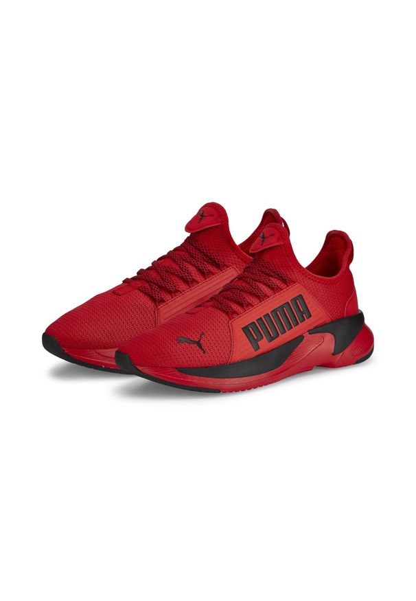 Buty do chodzenia męskie Puma SOFTRIDE PREMIER SLIP-ON. Zapięcie: bez zapięcia. Kolor: czerwony, czarny, wielokolorowy. Sport: turystyka piesza