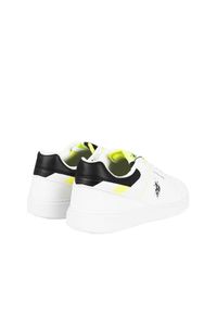 U.S. Polo Assn. Sneakersy "Rokko 001" | Rokko001 | Mężczyzna | Czarny, Biały. Kolor: czarny, biały, wielokolorowy. Materiał: skóra ekologiczna, materiał. Wzór: aplikacja
