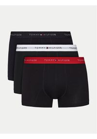 TOMMY HILFIGER - Tommy Hilfiger Komplet 3 par bokserek UM0UM02763 Czarny. Kolor: czarny. Materiał: bawełna