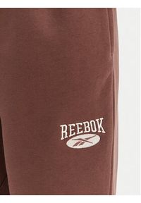 Reebok Spodnie dresowe Cl Ae Pant 100202799 Brązowy Regular Fit. Kolor: brązowy. Materiał: bawełna #2