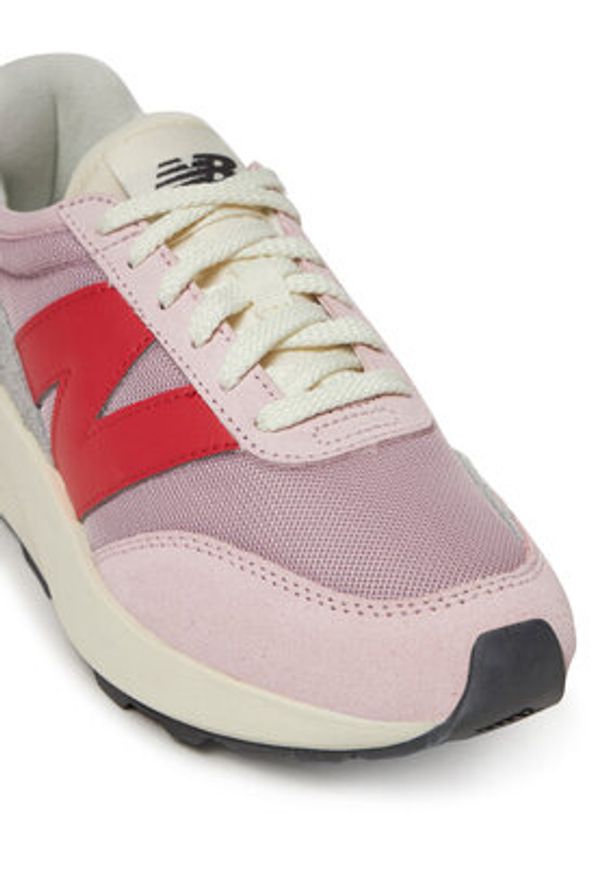 New Balance Sneakersy U370DB Różowy. Kolor: różowy. Materiał: zamsz, skóra
