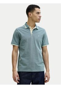 Jack & Jones Polo Paulos 12136668 Zielony Regular Fit. Typ kołnierza: polo. Kolor: zielony. Materiał: bawełna #1