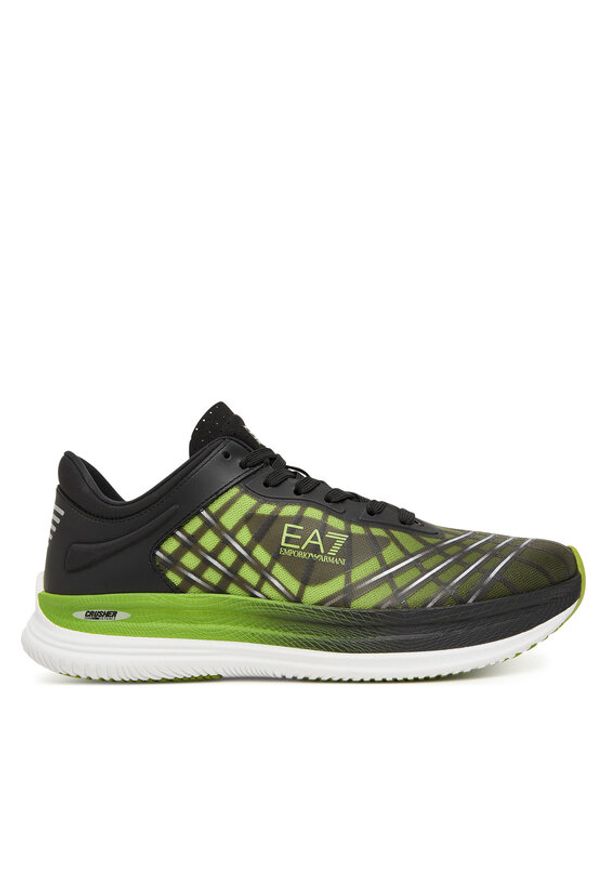 EA7 Emporio Armani Sneakersy X8X243 XK440 MC163 Czarny. Kolor: czarny. Materiał: materiał