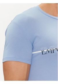 Emporio Armani Underwear T-Shirt 111035 4R729 03231 Niebieski Slim Fit. Kolor: niebieski. Materiał: bawełna