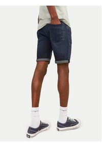 Jack & Jones - Jack&Jones Szorty jeansowe Rick 12252178 Niebieski Regular Fit. Kolor: niebieski. Materiał: bawełna #3