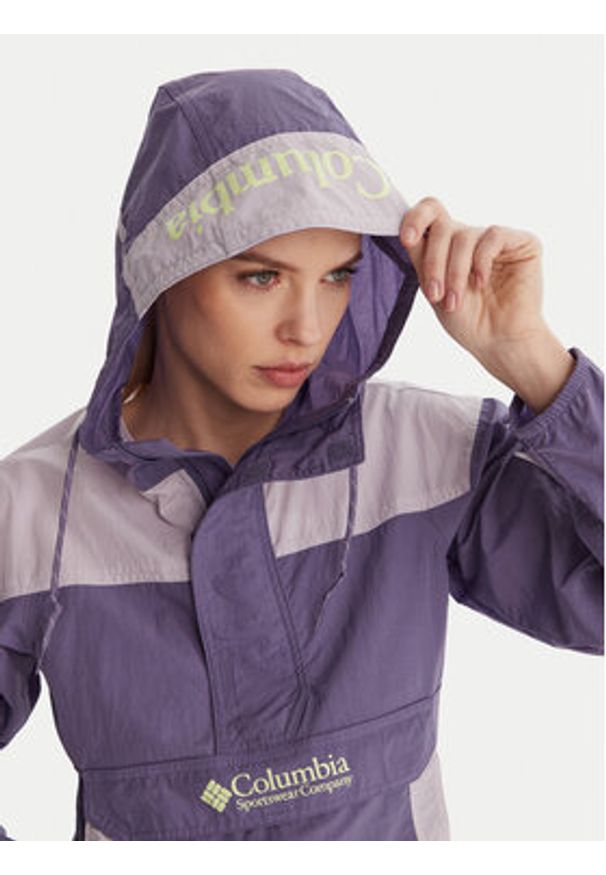 columbia - Columbia Kurtka anorak Challenger™ II Windbreaker 2116592 Fioletowy Regular Fit. Kolor: fioletowy. Materiał: syntetyk