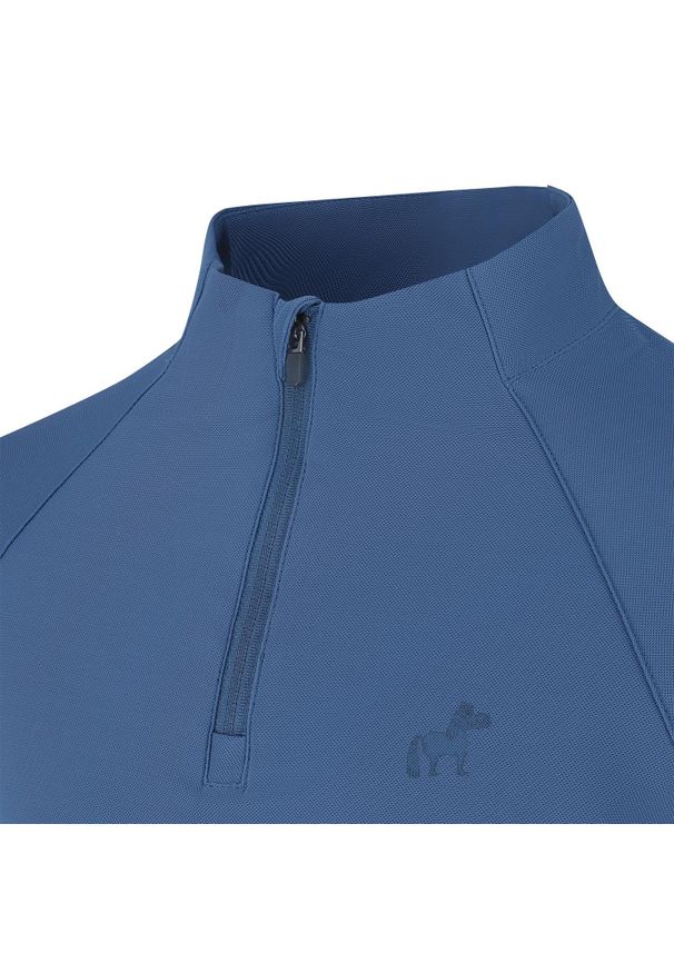 KENTUCKY HORSEWEAR - Koszulka treningowa do jazdy konnej dla dzieci Kentucky Barcelona. Kolor: niebieski. Długość rękawa: długi rękaw. Styl: młodzieżowy