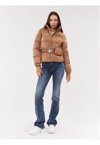 Guess Kurtka zimowa Lucia W3BL19 WEX12 Brązowy Regular Fit. Kolor: brązowy. Materiał: syntetyk. Sezon: zima #4