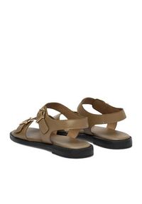 Beverly Hills Polo Club Sandały EO-WI16-ALYSHA-03 Beżowy ciemny. Kolor: beżowy. Materiał: skóra #5