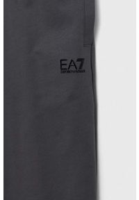 EA7 Emporio Armani Spodnie PJ05Z.8NPP53 męskie kolor szary gładkie. Kolor: szary. Wzór: gładki #2