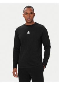 Kappa Longsleeve 382J2RW Czarny Regular Fit. Kolor: czarny. Materiał: bawełna. Długość rękawa: długi rękaw #1