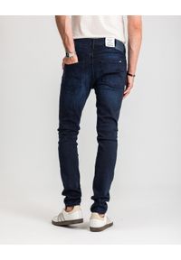 Męskie Spodnie Jeansowe Mustang Style Frisco Skinny Denim Blue 1017116 5000 801 #7