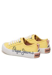 Pepe Jeans Tenisówki Ottis Log G PGS30577 Żółty. Kolor: żółty. Materiał: materiał #3