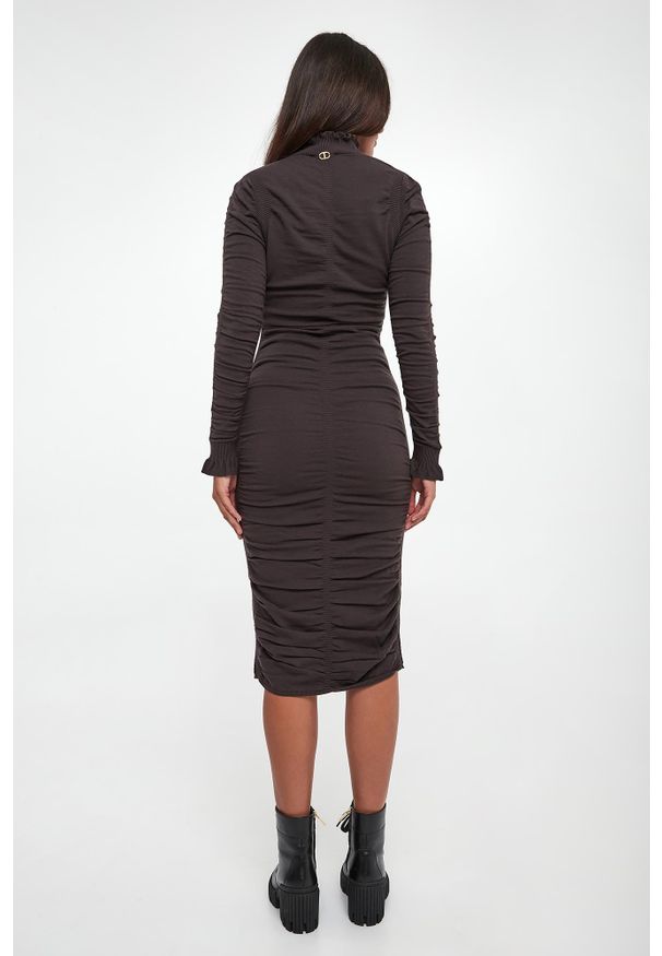 Twinset Milano - Sukienka marszczona TWINSET