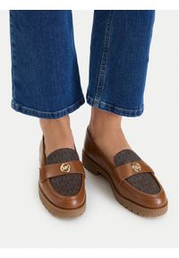 MICHAEL Michael Kors Loafersy Jaelyn Lug 40T6JLFP2L Brązowy. Kolor: brązowy. Materiał: skóra #1