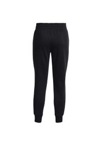 Polarowe Spodnie Joggery Under Armour Ua Rival Damskie. Kolor: biały, wielokolorowy, czarny. Materiał: polar
