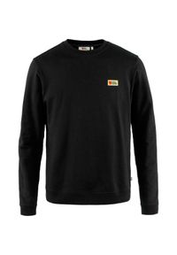 Fjällräven - Bluza bawełniana męska Fjallraven Vardag Sweater. Kolor: czarny. Materiał: bawełna #1