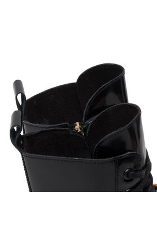 Rage Age Trapery RA-16-06-000415 Czarny. Kolor: czarny. Materiał: lakier, skóra