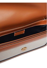 TOMMY HILFIGER - Tommy Hilfiger Torebka Th Script Flap Crossover Canvas AW0AW18737 Kremowy. Kolor: kremowy #6