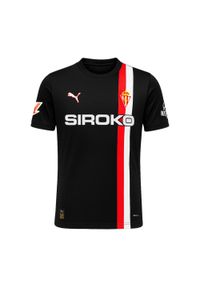 Oficjalna koszulka piłkarska puma dla real sporting de gijón Football Puma Kos. Kolor: czarny. Sport: piłka nożna #1