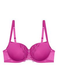 Triumph Biustonosz z fiszbiną Waves Of Glow 10227810 Różowy ciemny. Kolor: różowy. Materiał: syntetyk #2