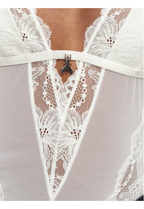 Patrizia Pepe Body 2I0143/A602-W146 Biały. Kolor: biały. Materiał: syntetyk