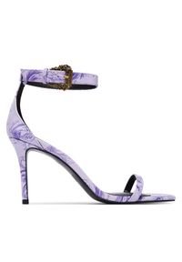 Versace Jeans Couture Sandały 80VA3S76 ZS366 Fioletowy. Kolor: fioletowy. Materiał: skóra #1