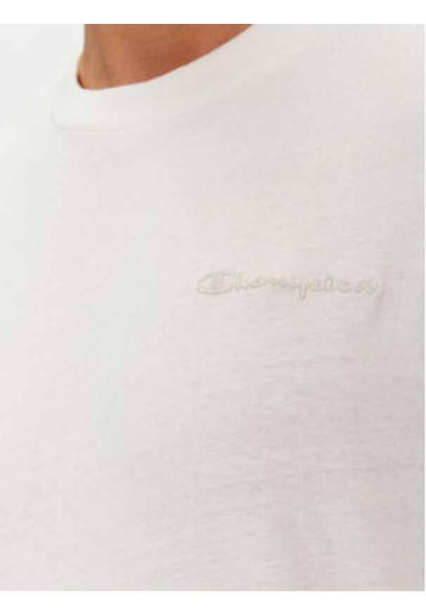 Champion T-Shirt 219787 Biały Regular Fit. Kolor: biały. Materiał: bawełna
