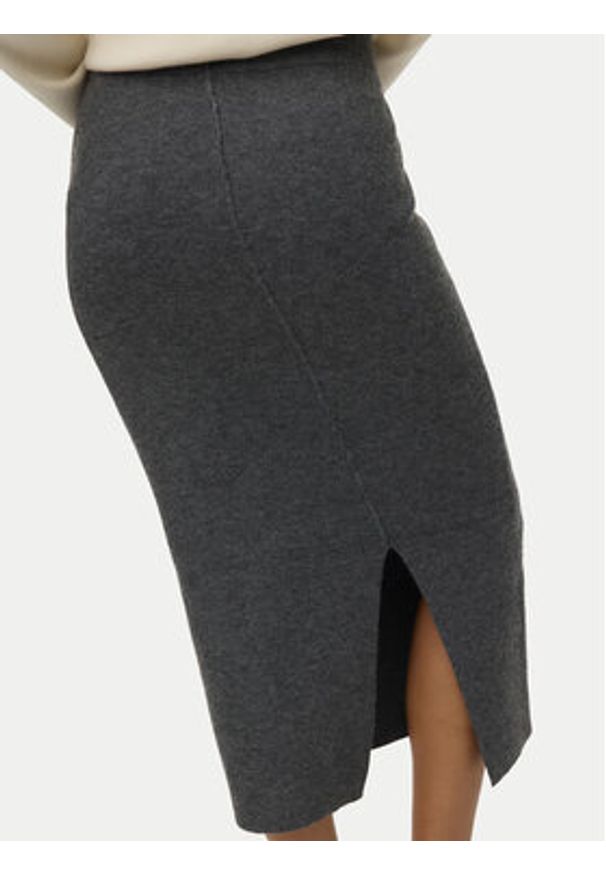 Vero Moda Spódnica ołówkowa Brisa 10334684 Szary Slim Fit. Kolor: szary. Materiał: syntetyk