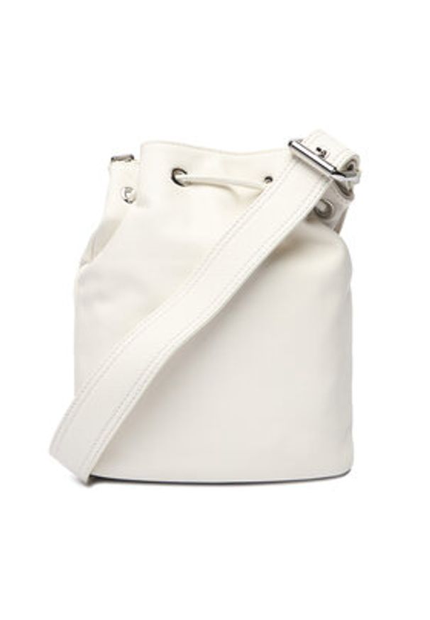 Patrizia Pepe Torebka 2B0126/L113 Biały. Kolor: biały. Materiał: skórzane