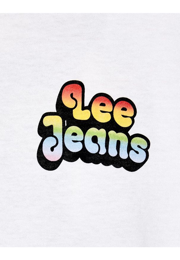 Lee - LEE PRIDE TEE CHEST GRAP MĘSKI T-SHIRT WHITE L63GFE12 112140448