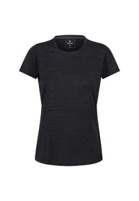 Regatta - T-shirt Damski Josie Gibson Fingal Edition. Kolor: czarny. Sport: turystyka piesza