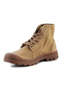 Buty Palladium Pampa Hi M 02352-307-M brązowe. Okazja: na co dzień. Kolor: brązowy. Materiał: materiał. Styl: casual #3