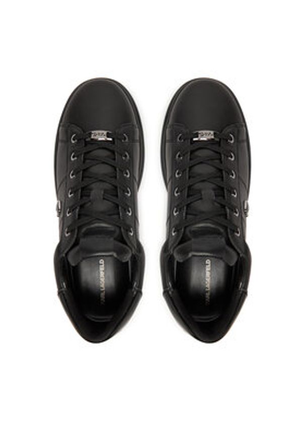 Karl Lagerfeld - KARL LAGERFELD Sneakersy KL52534E 00X Czarny. Kolor: czarny. Materiał: skóra
