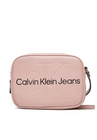 Calvin Klein Jeans Torebka Sculpted Camera Bag18 Mono K60K610275 Różowy. Kolor: różowy. Materiał: skórzane #1