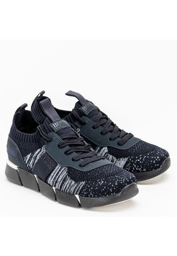 Boss Kidswear - Sneakers'y dziecięce BOSS Kidswear (J29252-849). Okazja: na co dzień. Kolor: niebieski