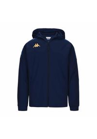 Kurtka z dresu Kappa Grevolo. Kolor: niebieski. Materiał: dresówka. Styl: sportowy #1
