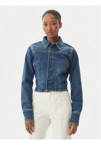 Guess Jeans Kurtka jeansowa W6RN84 D7251 Niebieski Classic Fit. Kolor: niebieski. Materiał: bawełna #1
