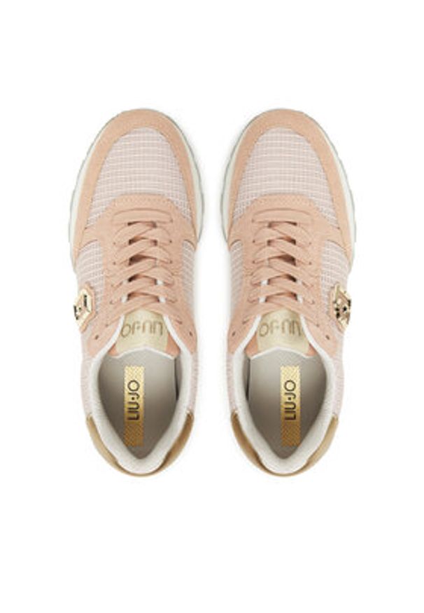 Liu Jo Sneakersy Amazing 25 BF5049 PX027 Różowy. Kolor: różowy. Materiał: zamsz, skóra