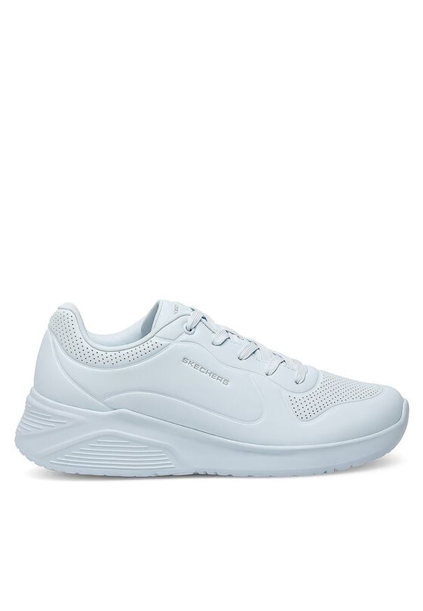 skechers - Skechers Sneakersy UNO LIGHT 8750063 LTBL Błękitny. Kolor: niebieski. Materiał: skóra