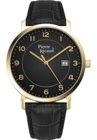 Zegarek Pierre Ricaud Zegarek męski Pierre Ricaud P97229.1224XLQ czarny. Kolor: czarny #1