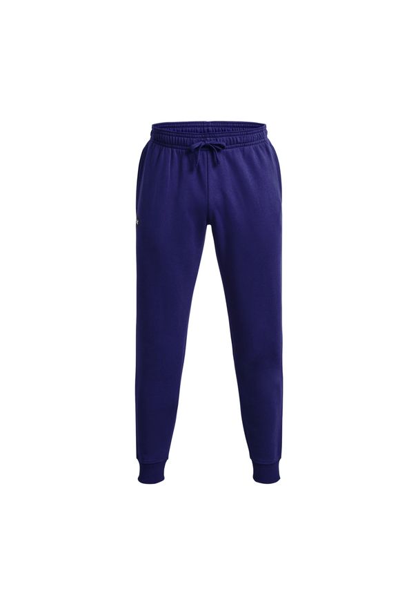 Spodnie fitness męskie Under Armour Rival Fleece Joggers. Kolor: niebieski. Sport: fitness