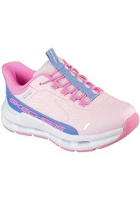 skechers - Adidasy Skechers Glide-step - Vista, Dzieci. Kolor: różowy. Materiał: materiał