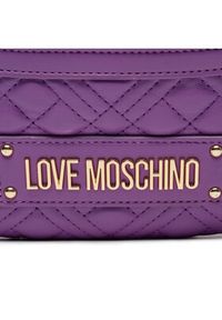 Love Moschino - LOVE MOSCHINO Saszetka nerka JC4003PP1ILA0650 Fioletowy. Kolor: fioletowy. Materiał: skóra
