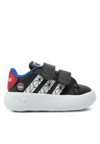 Adidas - Sneakersy adidas. Kolor: czarny. Wzór: motyw z bajki #1