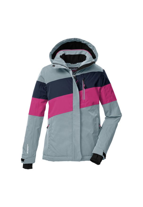 Kurtka narciarska z kapturem dla dziewczynki Killtec KSW 197. Typ kołnierza: kaptur. Kolor: różowy. Sezon: zima. Sport: narciarstwo